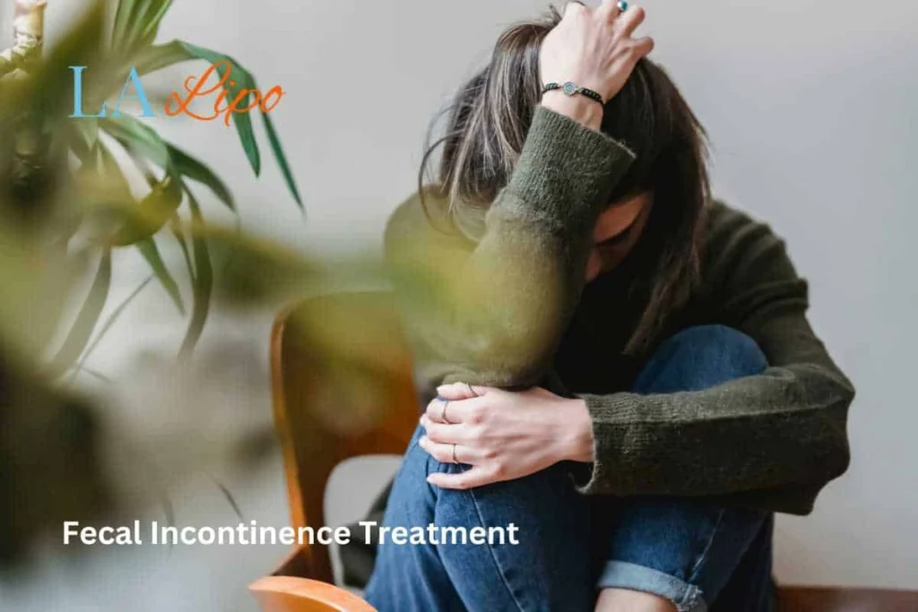 woman worried about fecal incontinence diet Leicestershire
