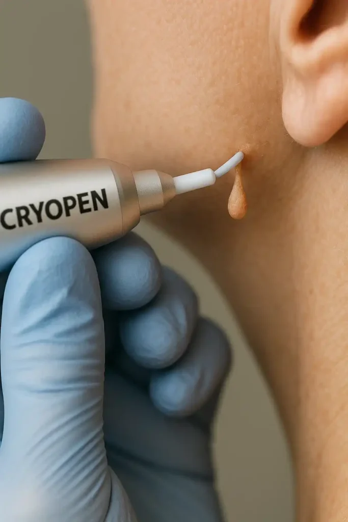 Cryopen for skin tags removal Leicestershire speak to our team today!