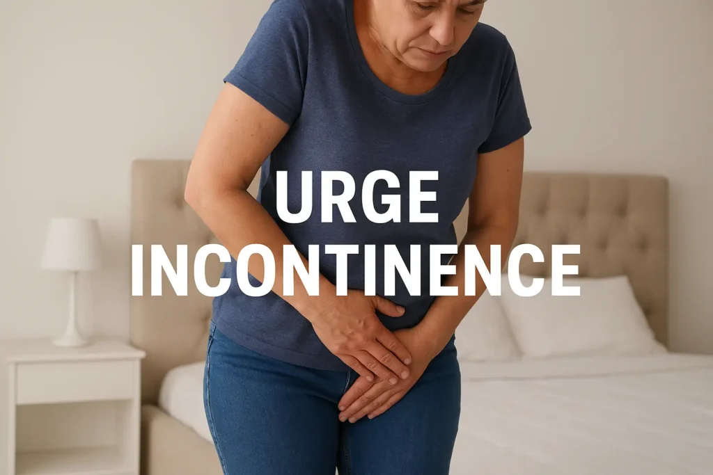 how to manage urge incontinence Leicestershire symptoms