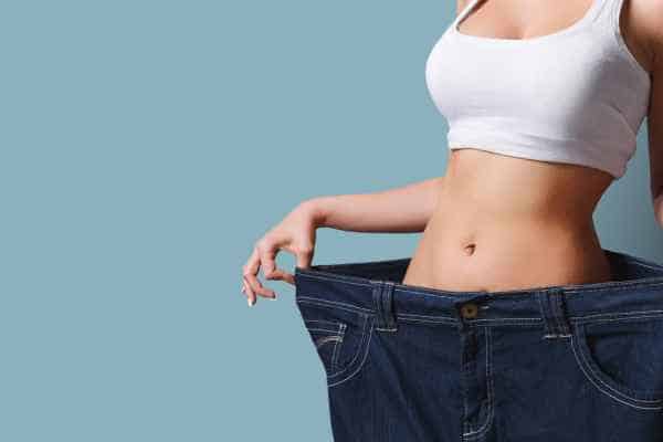 woman after fat reduction treatment Leicestershire