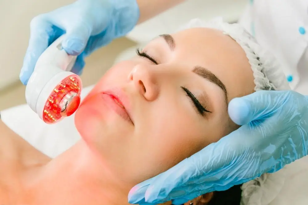 woman having non-surgical Morph8 treatment Leicestershire