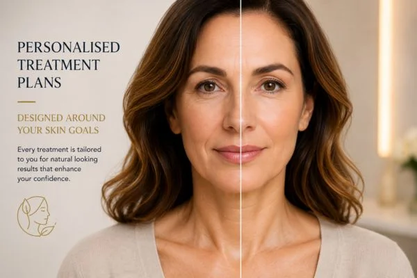 Before and after results of Collagen Lift Therapy Leicestershire