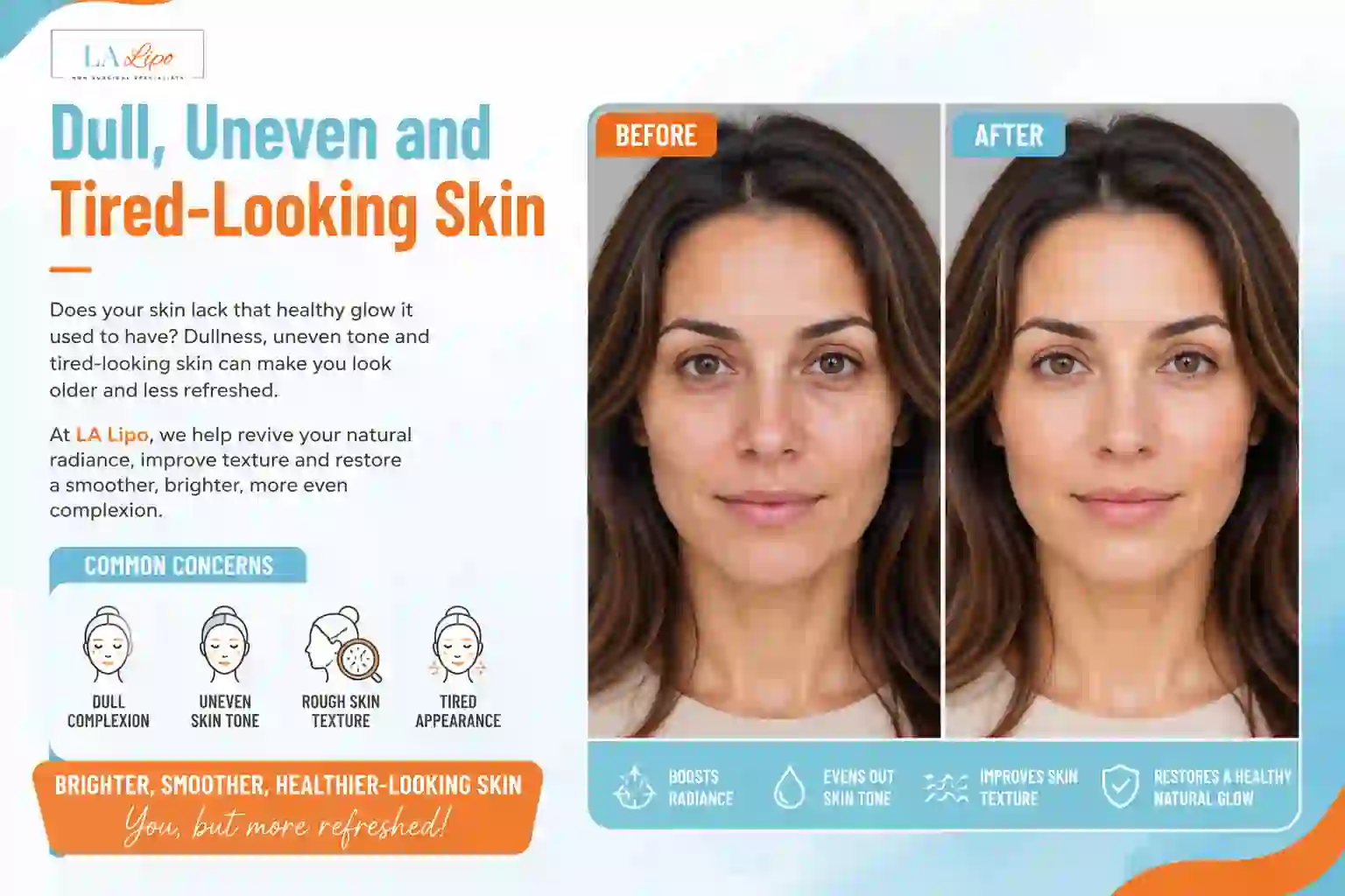 Sign #5: Dull, Uneven and Tired-Looking Skin Leicestershire